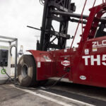Yusen Terminals' Electric Top Handler via AP News