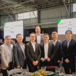 The YTI team standing at 11th Annual PMSA and Port of Los Angeles State of the Port