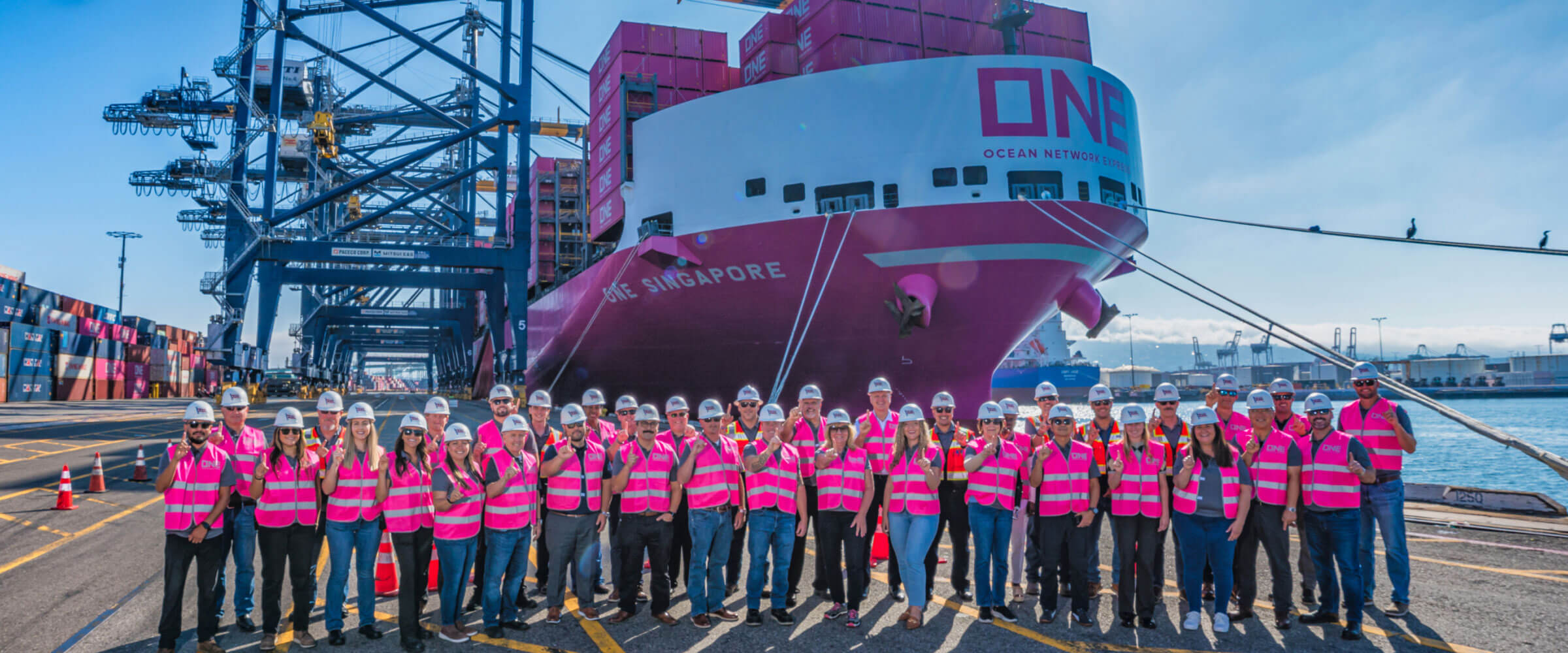Meet the entire Yusen Terminals team! Welcome to Long Beach!