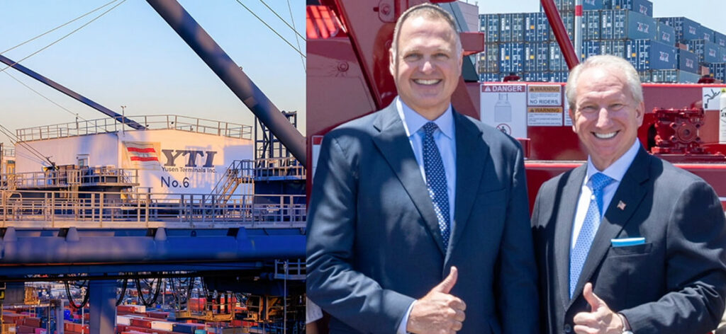 La Junta de Comisionados Portuarios de Los Ángeles ha aprobado una prórroga histórica de 30 años del contrato de arrendamiento de Yusen Terminals Inc. (YTI), lo que garantiza nuestra presencia hasta 2056. Tal y como ha destacado el director ejecutivo del puerto, Gene Seroka, este hito incluye una inversión de 200 millones de dólares en equipamiento de cero emisiones. Se trata de un brillante ejemplo de cómo el progreso medioambiental, la eficiencia operativa y la colaboración con la comunidad pueden avanzar de la mano.